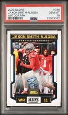 2023 PANINI SCORE AUTO #348 JAXON SMITH-NJIGBA PSA 10