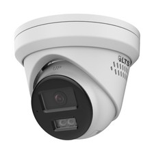 CMHT1722-28LS TVI 2MP 2.8mm Wide Angle 131ft IR 2 Way Audio Siren Turret Camera