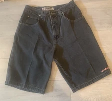 Jnco Jean Shorts Men’s Size 34 Black Logo Vintage Made In USA Rare - Read