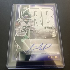 ISAIAH DAVIS (New York Jets) 2024 TOPPS SIGNATURE CLASS PURPLE RC AUTO #71/100