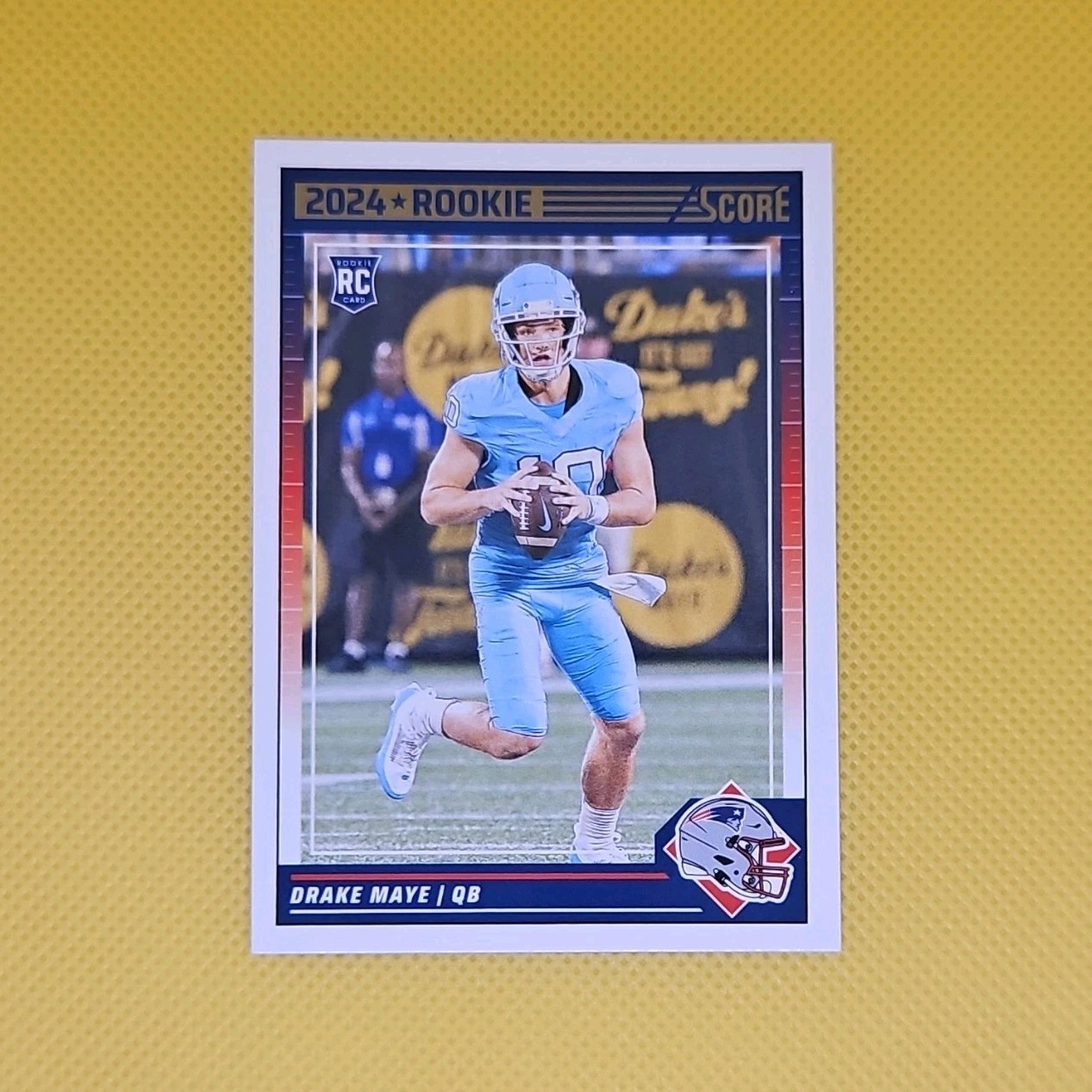 Panini 2024 Score Drake Maye #303 RC New England Patriots NFL Football Card