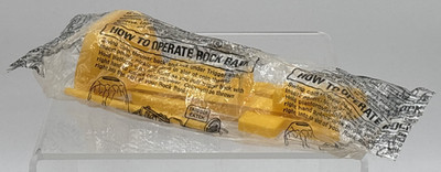 Vintage 1975 Post Cereal Premium The Flintstones Yellow Rock Bank SEALED