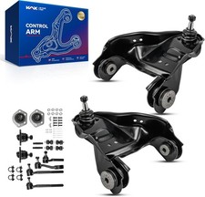 KAX 14pcs Front Upper Control Arms, Suspension Kit with Ball Joint Tie Rod End
