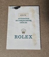 Rolex 69178 paperasse série L vers 1990 état d'occasion