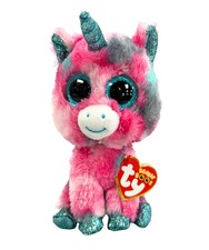 Ty Beanie Boos - Gumball the Unicorn, Glitter Eyes, MWMT Stuffed Animal Toy