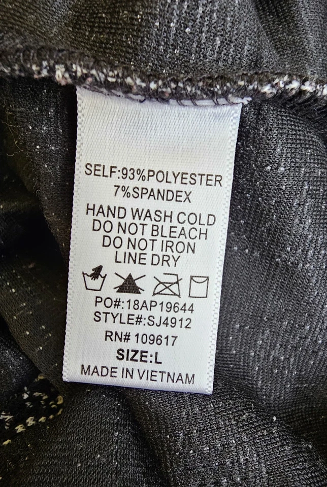 Casaco vintage feminino preto/branco xadrez leve 4 bolsos frontais tamanho LG - Imagem 4 de 4