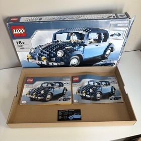 Lego Volkswagen Beetle 10187 Car 100% Complete Set Box Instructions 2008 Rare