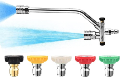 #ad Foam Cannon Dual Connector Accessory Pressure Washer Double Tip Attachment for $17.74