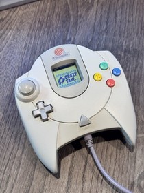 Sega Dreamcast Console Bundle HKT-3020 w/ (2) Controller VMU Crazy Taxi Tested