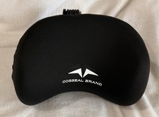 Memory Foam Headrest Attachment for Office Chair, Adjustable Lumbar Support Blk
