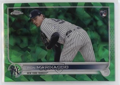 2022 Topps Chrome Update Sapphire Green 57/75 Ron Marinaccio Rookie RC 0s9t