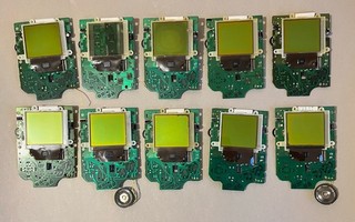 10 Game Boy DMG Screen Front Motherboards LCD OEM Nintendo For Parts As Is