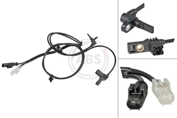 A.B.S. Abs Sensor Raddrehzahl 30163 FüR Mercedes Vito Bus W639 Mixto Viano 109-image