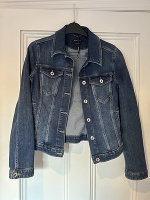 Massimo Dutti Stretch Denim Jacket EU Med (UK 8/10) BNWT