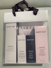 Mary Kay Timewise Dry Skin Care Set Cleanser Sunscreen Night Cream SPF 30