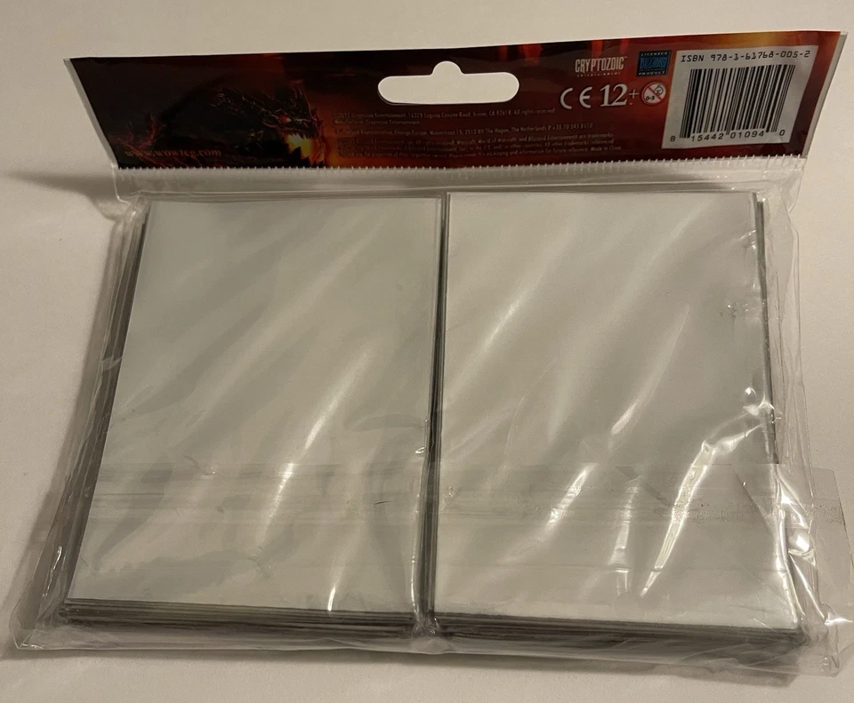 world of warcraft ala de la muerte baraja fundas protectoras tarjetas de juego 80ct Foto 2 de 2