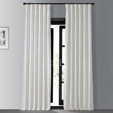 HPD Half Price Drapes Faux Silk Blackout Curtains 120 Inches Long for Bedroom...