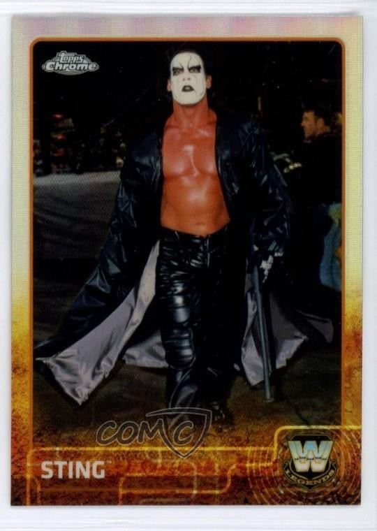 2015 Topps Chrome WWE Refractor Sting #89 0i5i