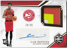 2019-20 Chronicles Limited Rookie Jersey Auto Red Prime CAM REDDISH LR-CRE 20/25