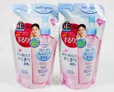 2 KOSE Softymo Speedy Cleansing Oil REFILL 200ml/6.76oz Face Wash Cleanser