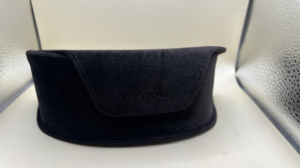 Tom Ford Brown Velour Sunglasses Or Eyeglass Magnetic Closure Case W Cloth - Image 3 of 4