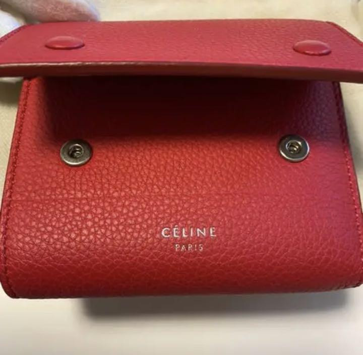 Celine Compact Wallet Small Multifunction Women L… - image 3