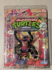 Vintage 1991 Playmates TMNT ANTRAX NEW-Sealed In Box With Protective Case