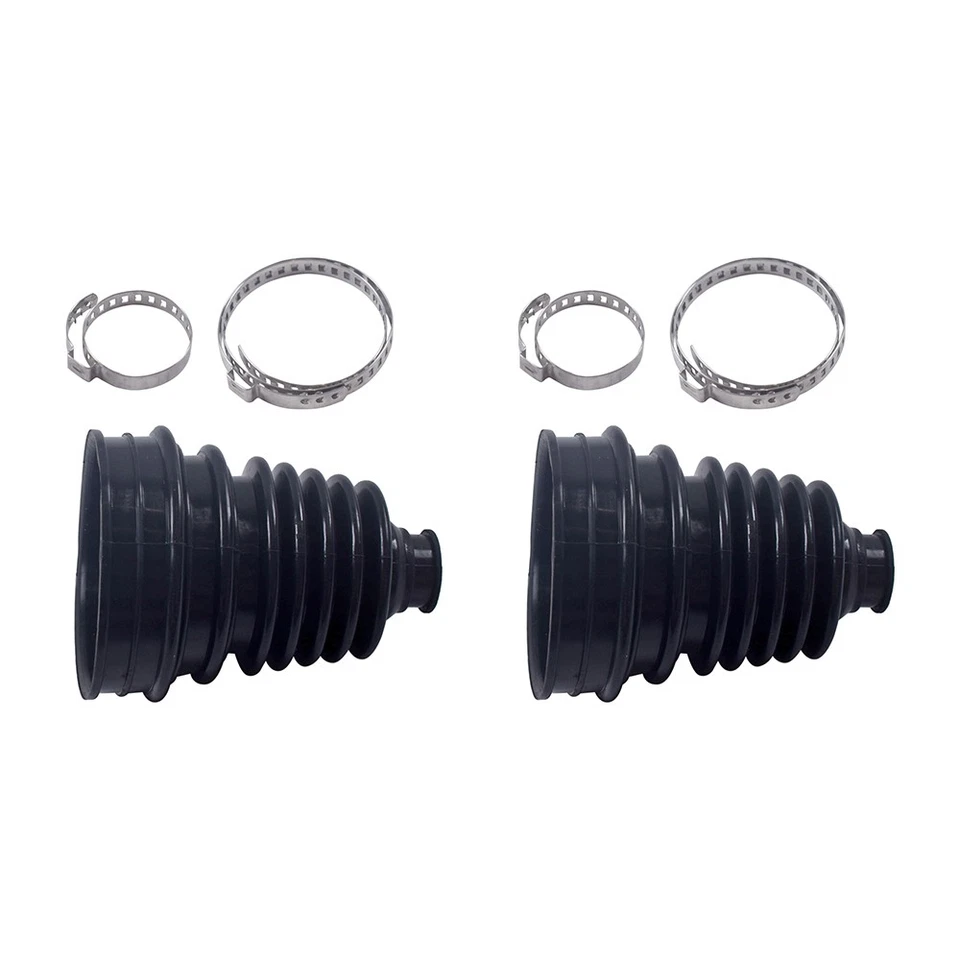 4Pcs Universal Black Drive Shaft CV Joint Boot Kit Constant Velocity Dust Cover - Изображение 4 из 4