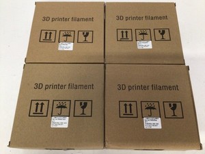 3D Printer 1.75MM PLA Filament Bundle - Black/Grey/Blue/Gold - SEALED