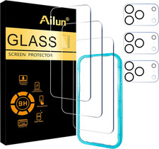 Ailun 3 Pack Screen Protector for Iphone 17 Pro 6.3 Inch 3 Pack Camera Lens