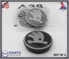 GENUINE SKODA SUPERB FABIA OCTAVIA KODIAQ ALLOY WHEEL CENTRE HUB CAPx4 5LA601151