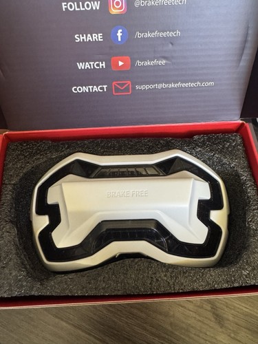 Brake Free Smart Helmet Brake Light – White – Excellent Condition (Used Mounts)
