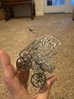 Vintage Dollhouse Miniature Metal Baby Doll Buggy, Carriage, Stroller, Pram — photo 7