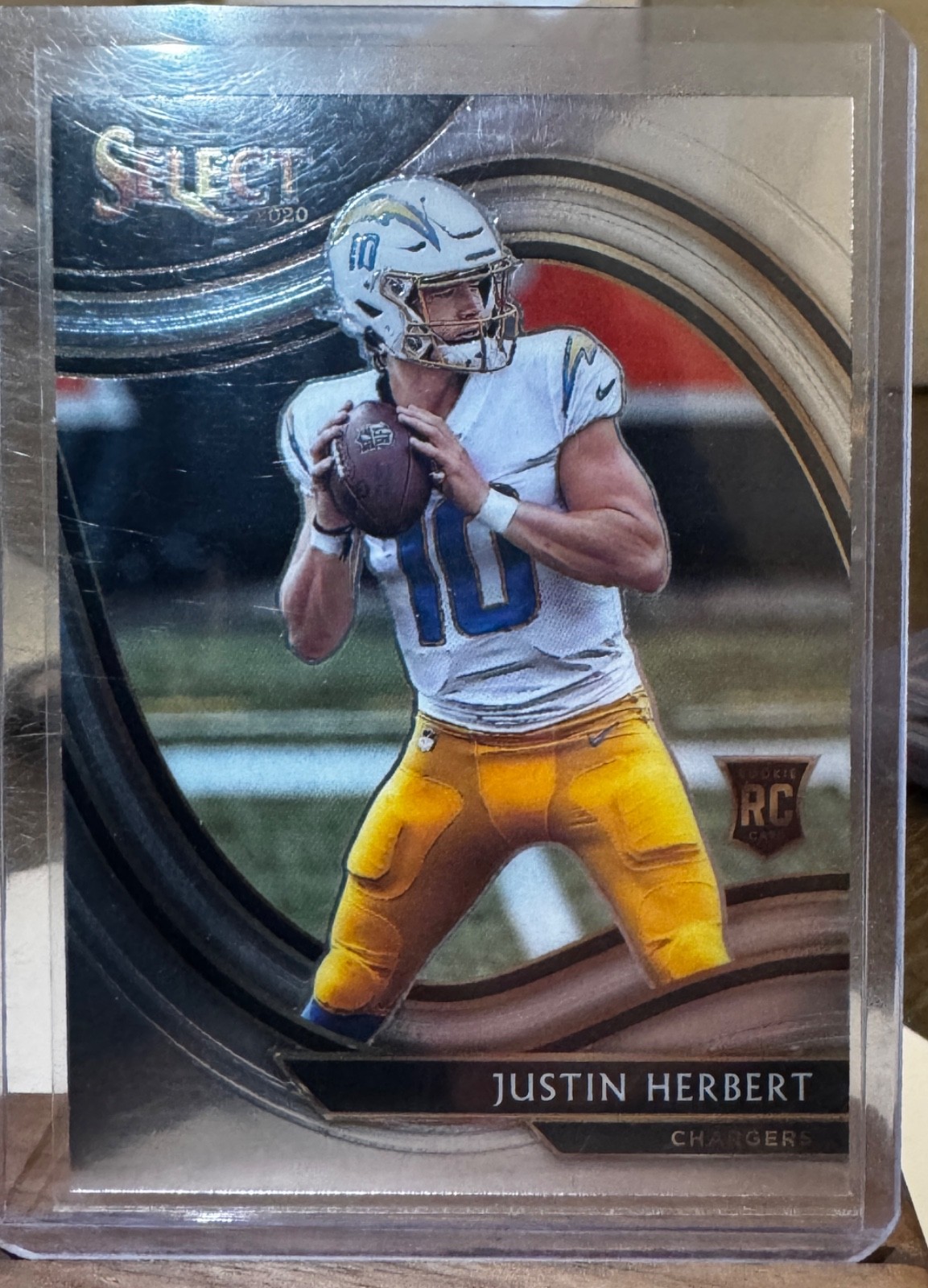 2020 Panini Select - ROOKIE Field Level Justin Herbert #344 (RC)