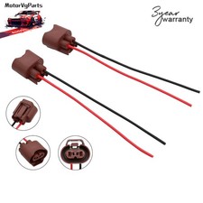 Harness Head Light Low Beam Plug Socket Bulbs 2X Wire Pigtail Female U 9006 HB4