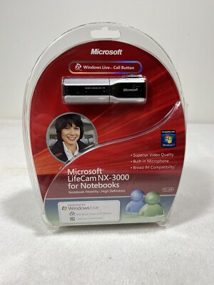 Microsoft Lifecam NX-3000 Web Cam Notebook Camera Brand New and Sealed