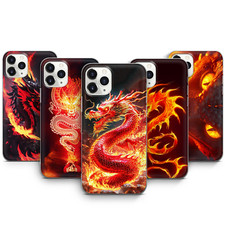 Fire Dragon Phone Case For iPhone, GooglePixel Dragons Game Case Fire Cover