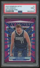 2023 Donruss Optic Luka Doncic My House Pink /25 #1 PSA 9