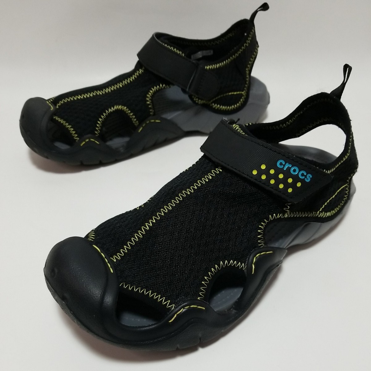 Crocs Swiftwater Fisherman Men's Casual Mesh Comfort Sandals size