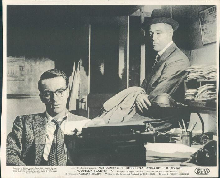 National products List price LONELYHEARTS MONTGOMERY CLIFT ROBERT LOBBY CARD ORIGINAL RYAN