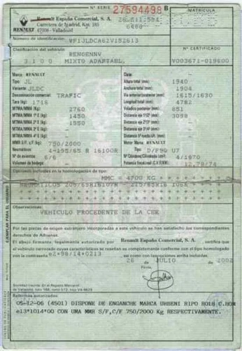 Palanca Cambio para RENAULT TRAFIC II FURGÓN * 2002 1423349 - Imagen 10 de 10