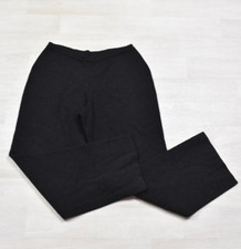 90s Easy Spirit Womens Knit Sweater Pants Plus Size 1 Long Charcoal Gray VTG