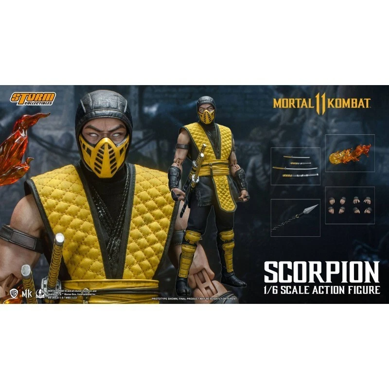 Storm Collectibles Mortal Kombat 11 - Scorpion Klassic 1/6 Scale Action  Figure