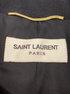 SAINT LAURENT / L/1Bテーラードジャケット/サイズ34/ウール/BLK/560609 Y519I// SAINT LAURENT Tailored Jacket L 1b Size 34 WOOL BLK 560609 Y519I