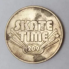 Skate Time 209 Arcade Game Token 22mm