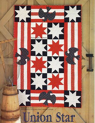 Union Star Quilt Pattern Pieced/Applique BB | eBay