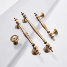 MFYS 3.78"5"6.3" Antique Bronze Cabinet Handle Knob Cup Handle Kitchen Pull