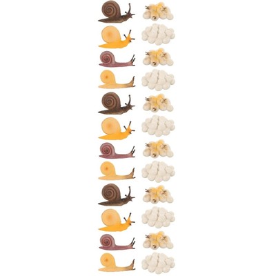  6 Sets Schneckenwachstumsmodell Schnecken Wachstum Zyklus Spielzeug Snail