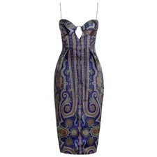Zimmermann Dress NWT Esplanade Lift Midi Sz 1/ AU 8-10/ US 4-6 Bustier Paisley