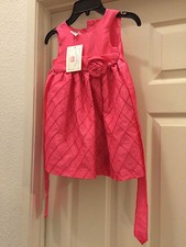 BNWT Marmellata Pink Girls Dress 24M Outfit Toddler Princess Holiday Lined Dress